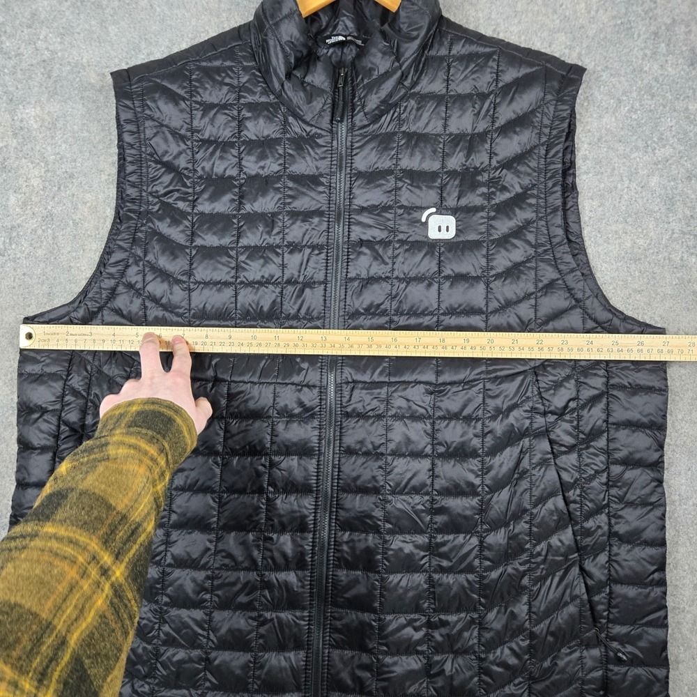 The North Face Thermoball Eco Vest Mens XXL Black Quilted Puffer Gorpcore Hiking - Picture 12 of 16